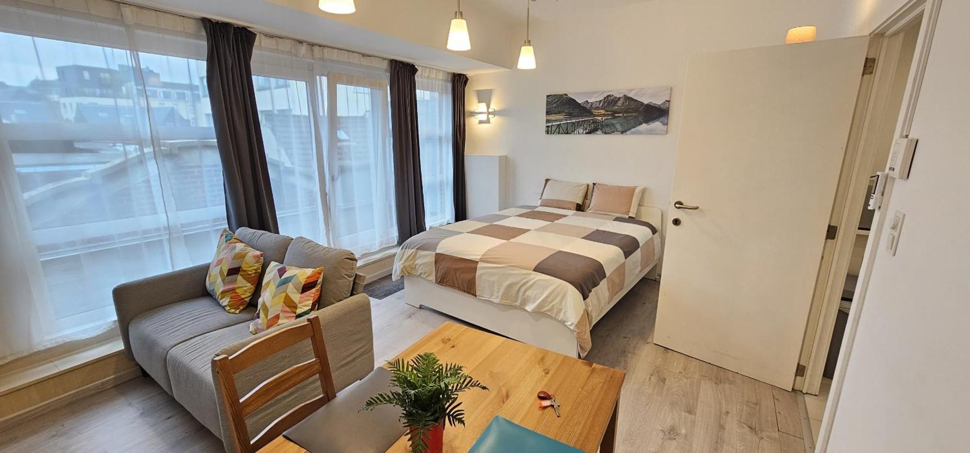 Apartment Chez Esmara Et Philippe Brüssel Zimmer foto