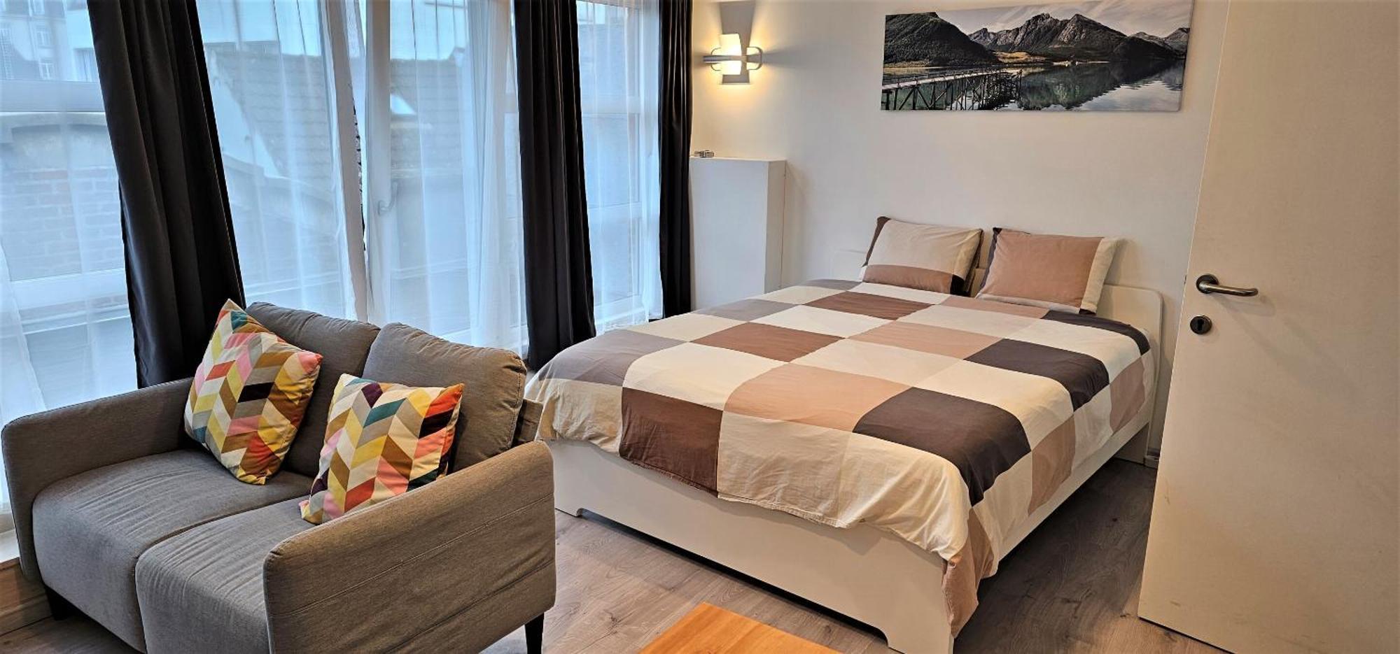 Apartment Chez Esmara Et Philippe Brüssel Zimmer foto